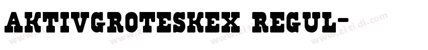 aktivgroteskex regul字体转换 aktivgroteskex regul字体转换